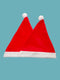 BookMyCostume Christmas Set of 2 Santa Caps Combo Adults Fancy Dress Accessory - Adults Size